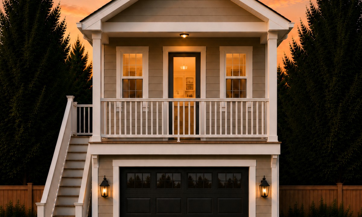 Barn Owl garage-oriented Small City home
