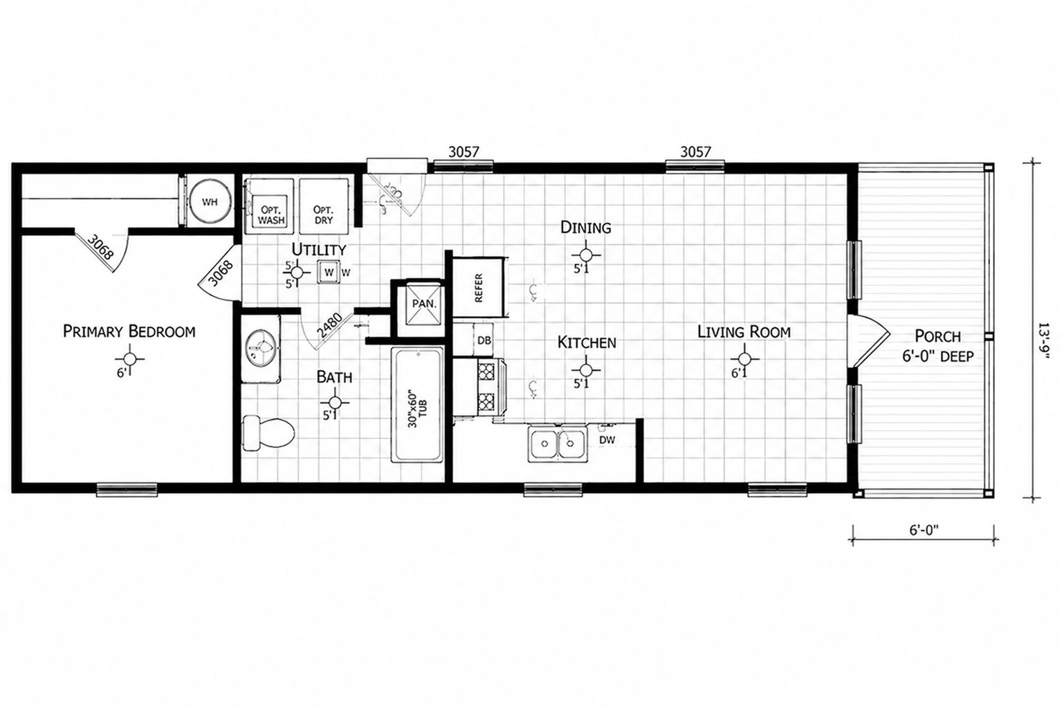 Sunflower floor plan